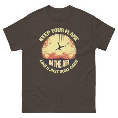 Keep Flare in Air Herren T-Shirt Vintage Circle