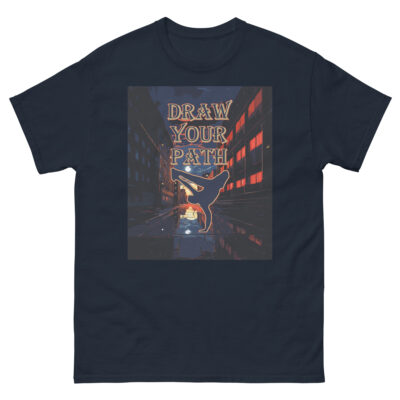 Draw Your Path Herren T-Shirt Full Picture